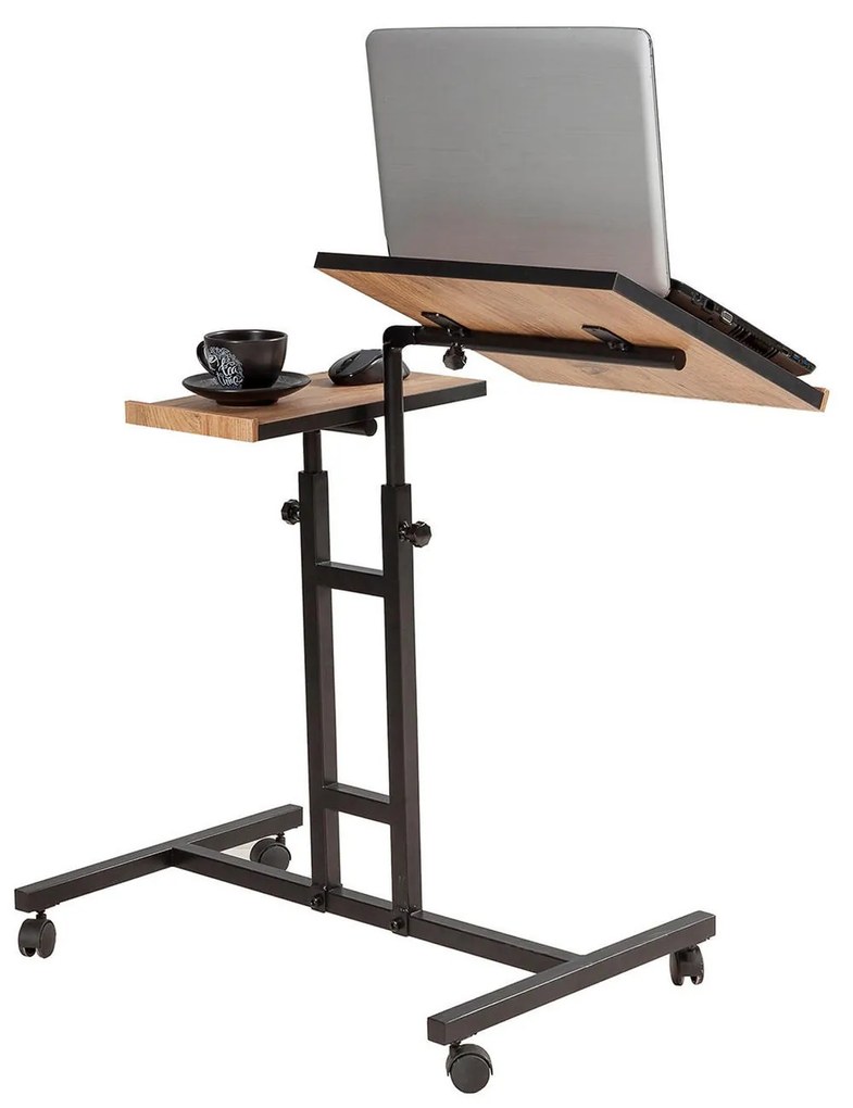 PC asztal Gaudius (atlanti fenyő + fekete). Akció -24%. 1072175