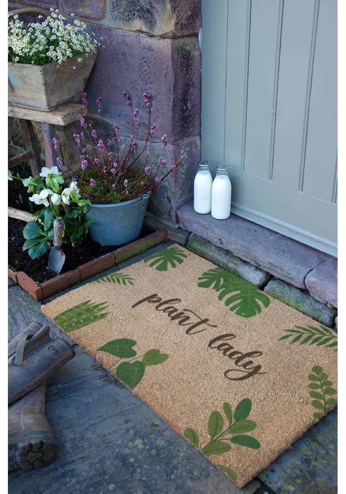 Kókuszrost lábtörlő 40x60 cm Plant Lady – Artsy Doormats