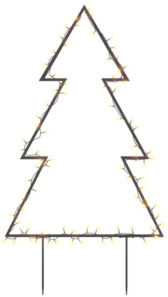 karácsonyi fa fénydekoráció 80 LED 60 cm