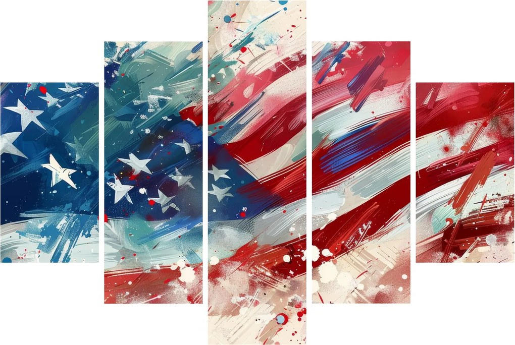 Kép - Az USA zászlaja (150x105 cm)