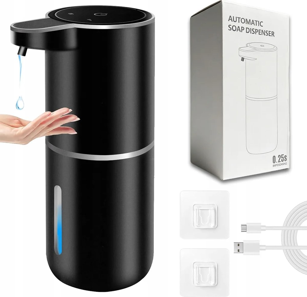 Stílusos Érintésmentes Folyékony Szappan Adagoló Automata Nagy 380ml