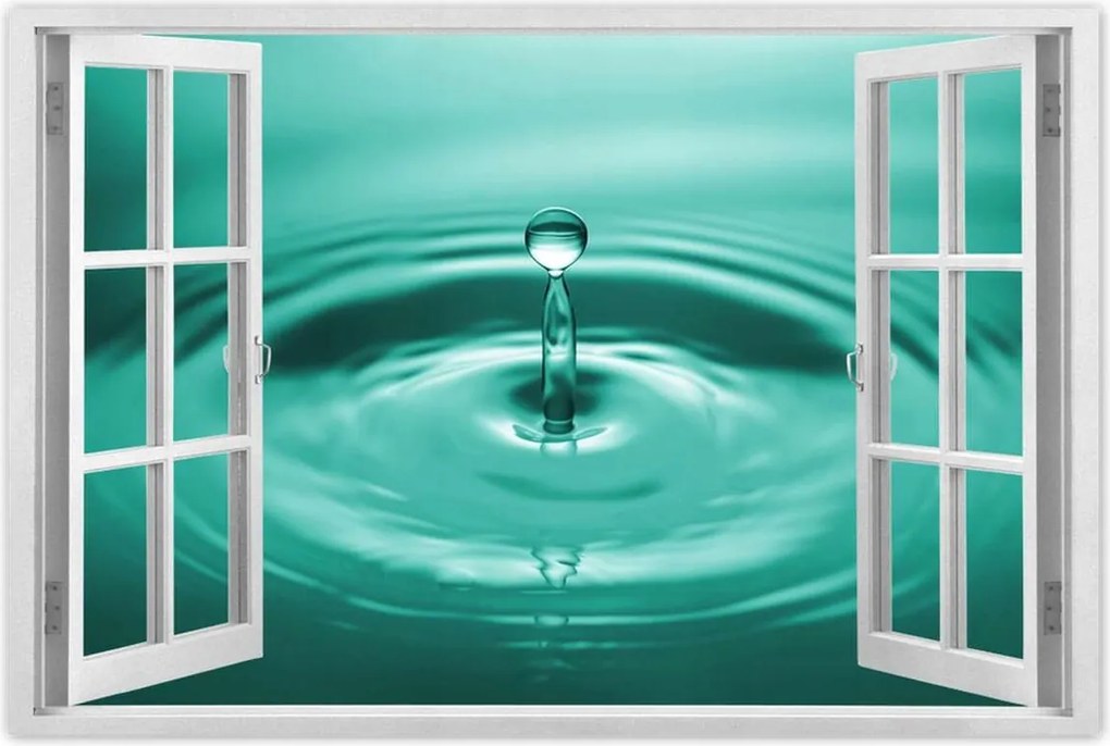 Poszterek 90x60 Csepp a vízbe