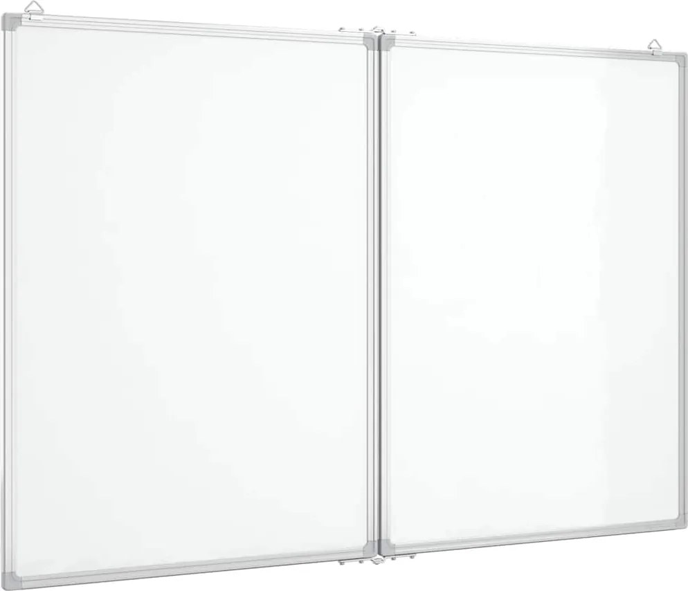 vidaXL összecsukható alumínium mágnestábla 120x100x1,7 cm