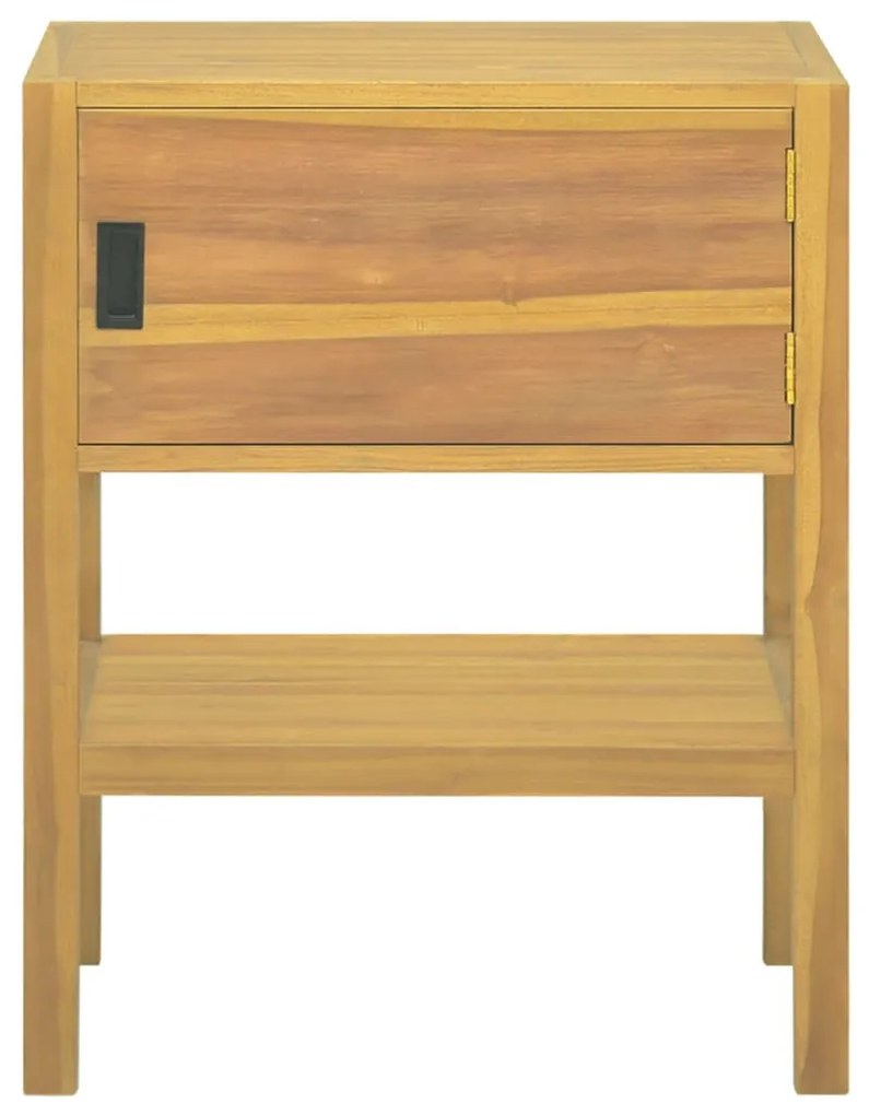 Tömör tíkfa fürdőszobaszekrény 60 x 40 x 75 cm