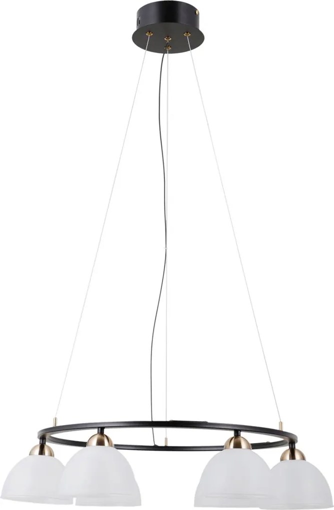 Italux modern függeszték montiela matt fekete arany itxpnd-34374-6-bk
