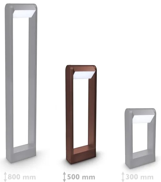 Brilagi - CROTONE LED kültéri lámpa 7W/230V, barna, IP54, 50 cm