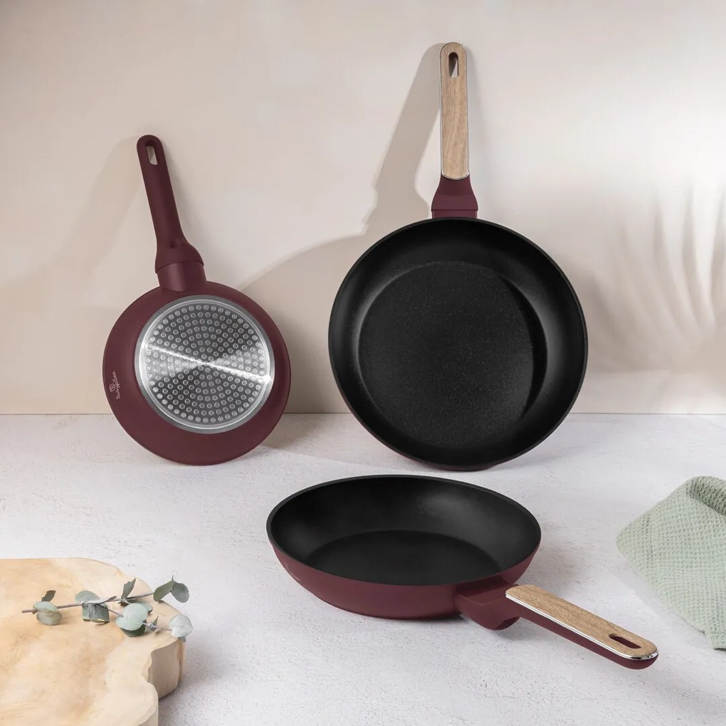 BerlingerHaus Leonardo Nordic titánbevonatúserpenyő szett, 3 db