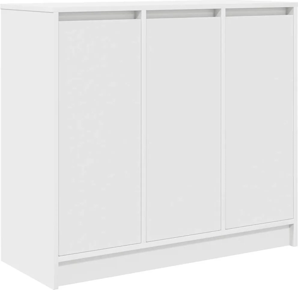 vidaXL fehér szerelt fa tálalószekrény 85x34x76 cm