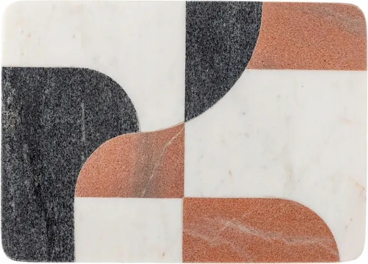 Bloomingville Jazzi Márvány Vágódeszka és Tálaló 28 cm