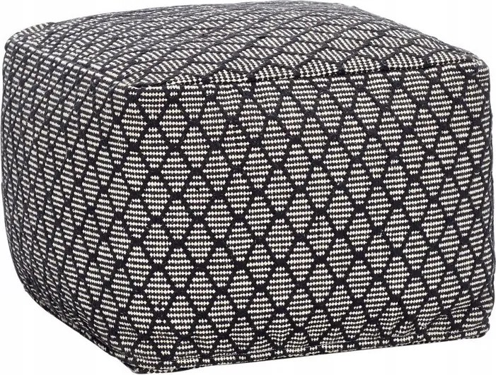 Hubsch Rhombe Ülőgarnitúra Kárpitozott Grafikai Téma Fekete Szürke