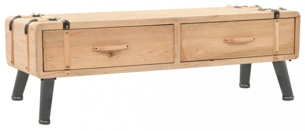 tömör fenyő TV-szekrény 120 x 33 x 35 cm