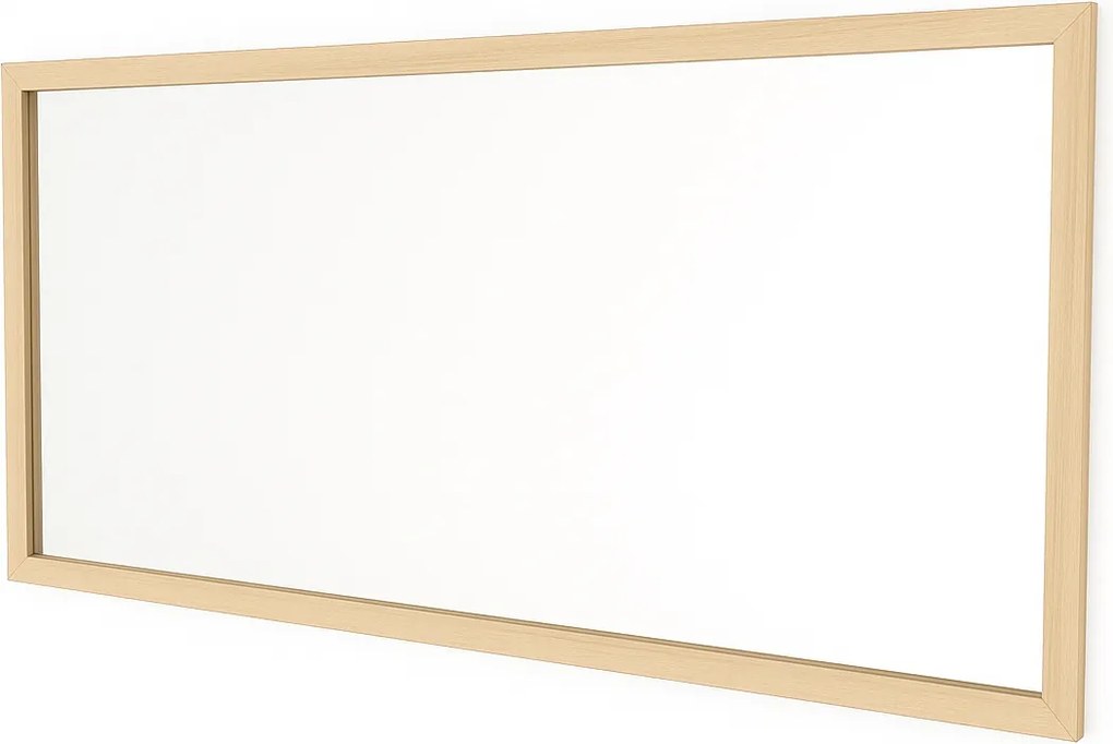 Tükör fa keretben 40x80 cm – natúr fa – függőleges/vízszintes