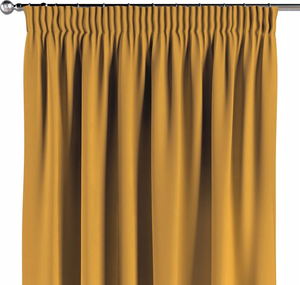 Dekoria Függöny ráncoló szalaggal 1 db 130x260cm sárga árnyalatok