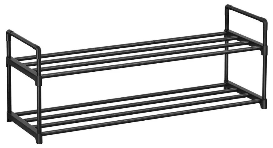 ALVORO cipőtároló fekete