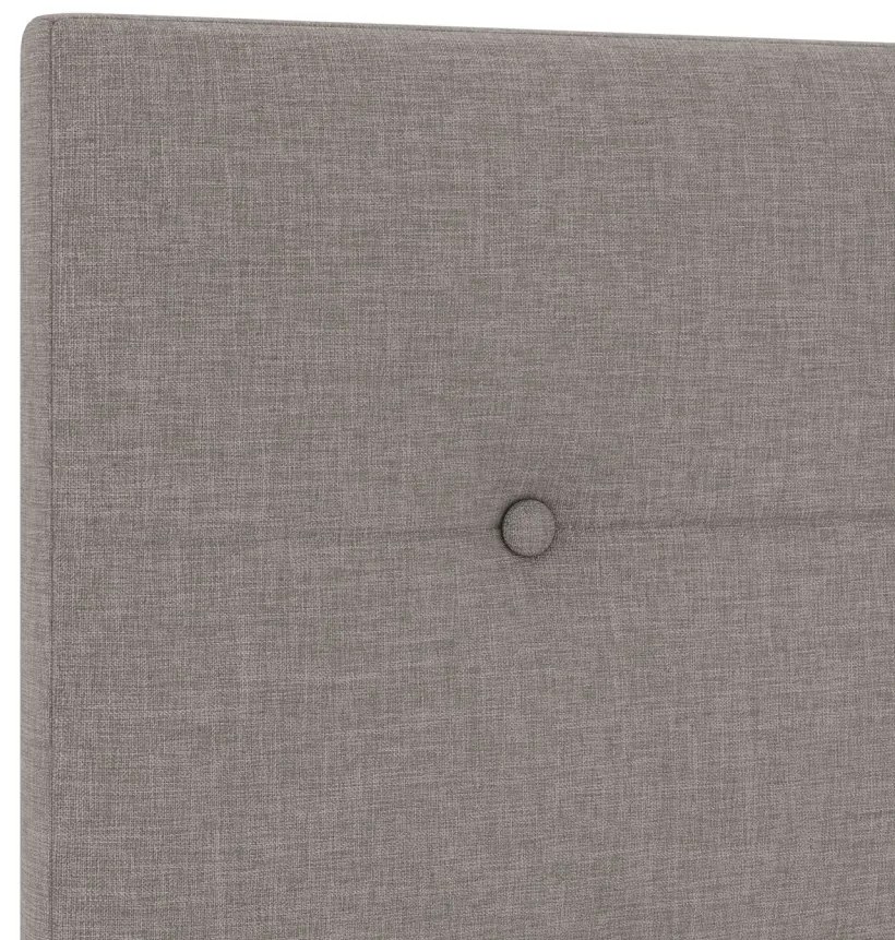 LED Fejtámla Gombtuffált Taupe 90 cm Szövet
