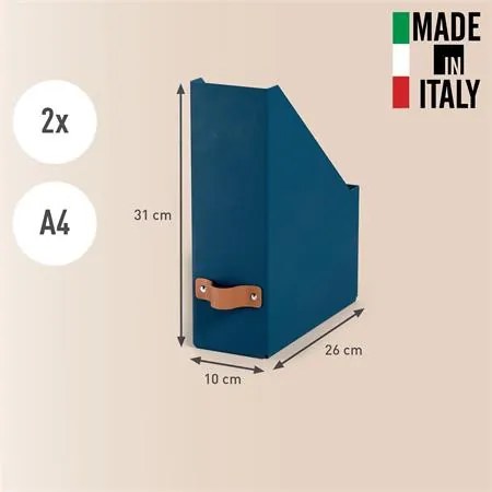 Iratpapucs, karton, 100 mm, LEITZ Puro, óceánkék (E24710068)