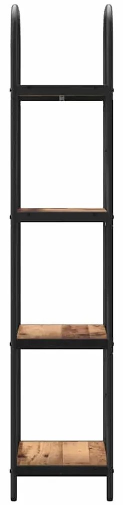 Könyvespolc Régi fa 40 x 30 x 146 cm Faanyag