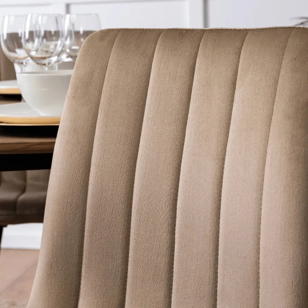 IBIS szék, bézs, velúr