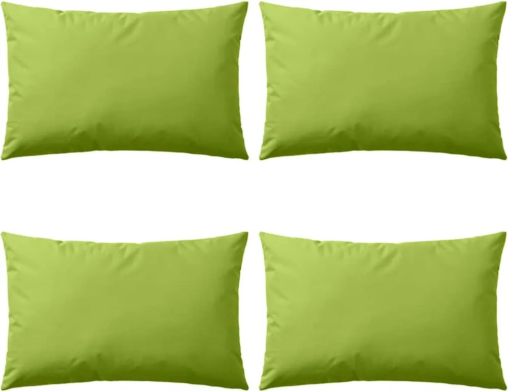 vidaXL 4 db almazöld kültéri párna 60 x 40 cm