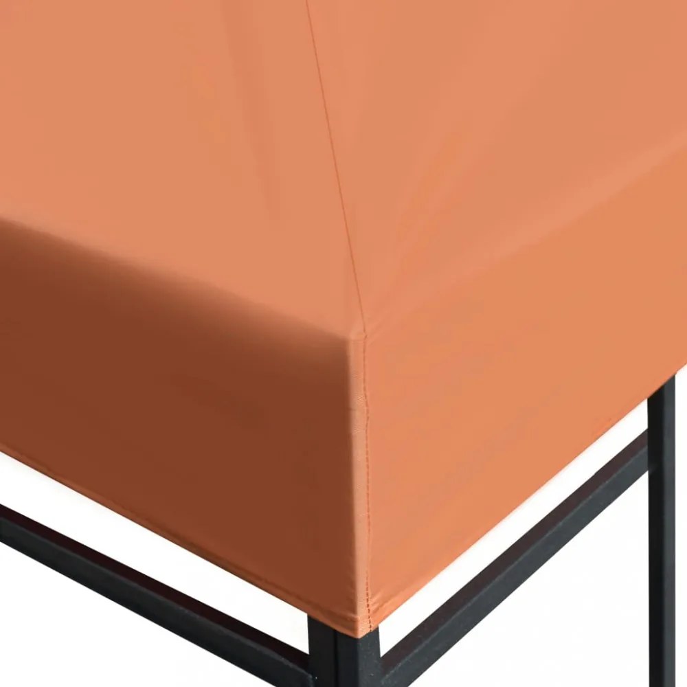 narancssárga pavilon tetőponyva 310 g/m², 4 x 3 m