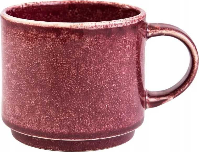 Kerámia bögre 350 ml lila kávé tea ajándék modern design