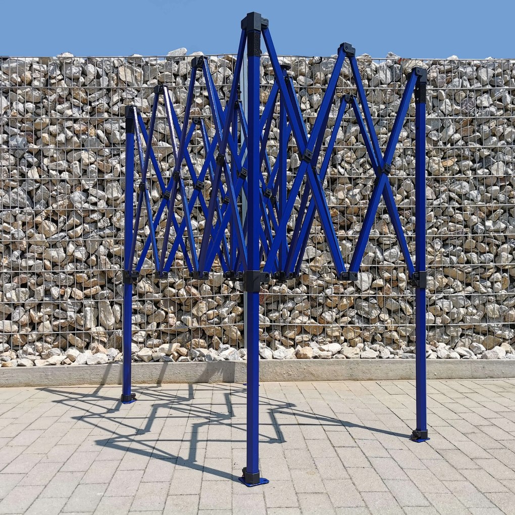 Piaci sátor eladó 2x3m | Gyorsan felállítható sátor - 3 oldalfal nélkül - Zöld