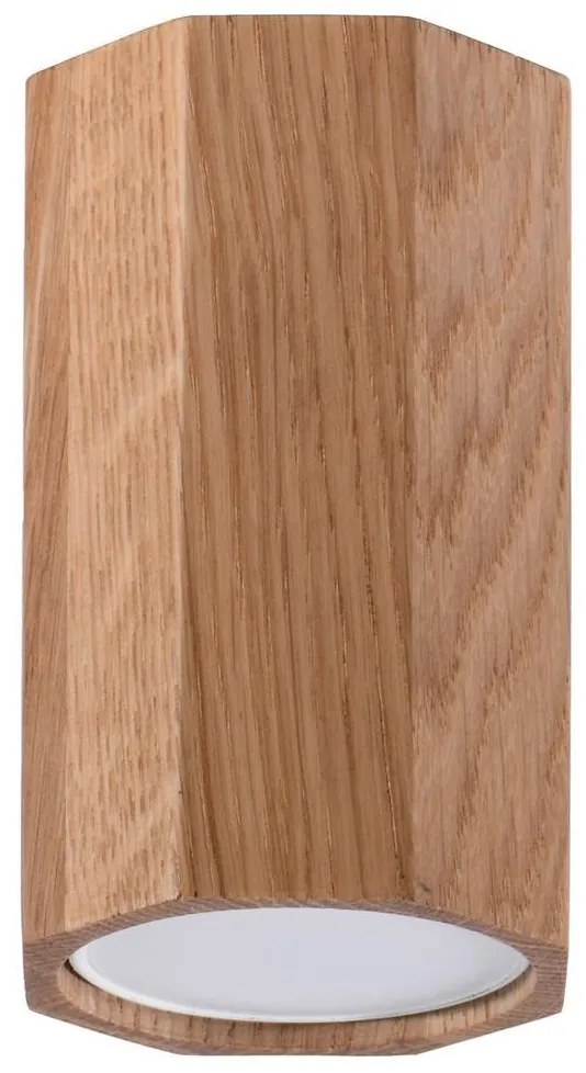 Sollux SL.1033 - Spotlámpa ZEKE 1xGU10/40W/230V 10 cm tölgy