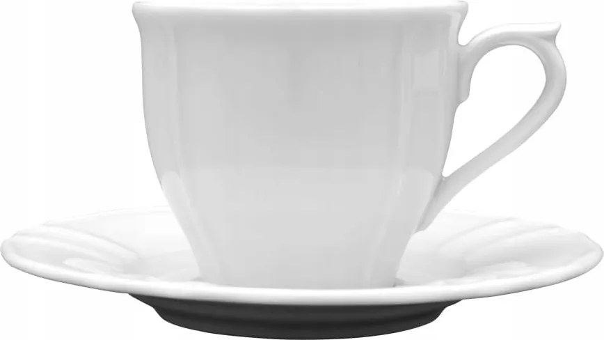 Lubiana Maria Csésze 200 ml Aljjal 15 cm 1 db Porcelán Fehér
