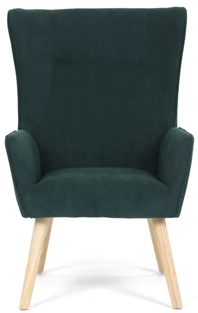 Zöld Kordbársony U-Fotel. AK-314 GRN2