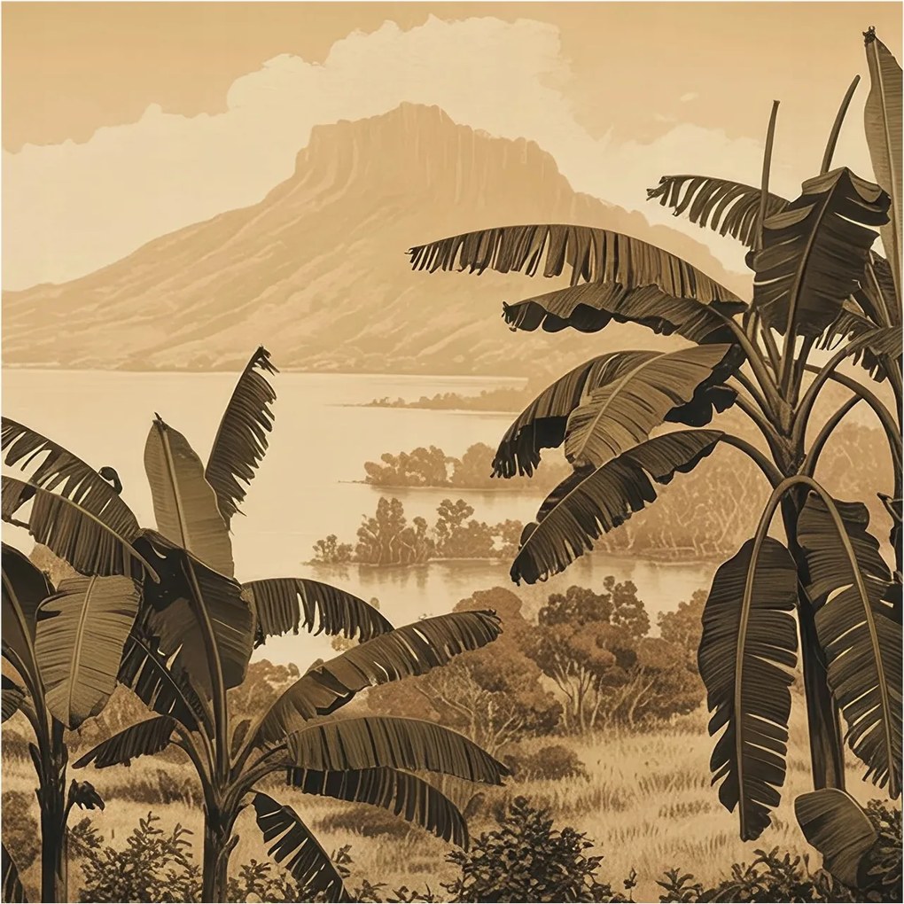 Fali fotótapéta Étkezőbe Trópusi panoráma 250x250