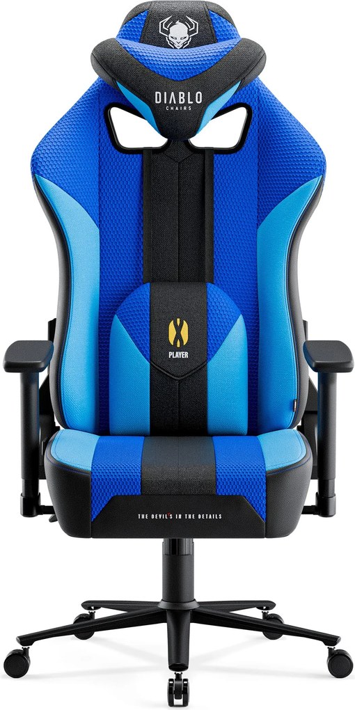 Gamer szék szövet kék-fekete Normal Size: Diablo X-Player 2.0 Frost Black