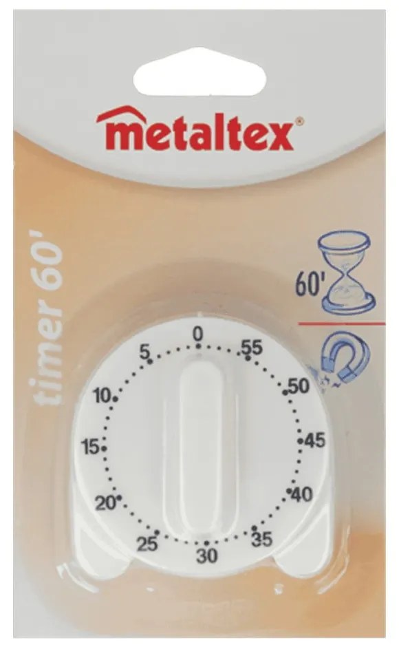 Time fehér konyhai időzítő - Metaltex