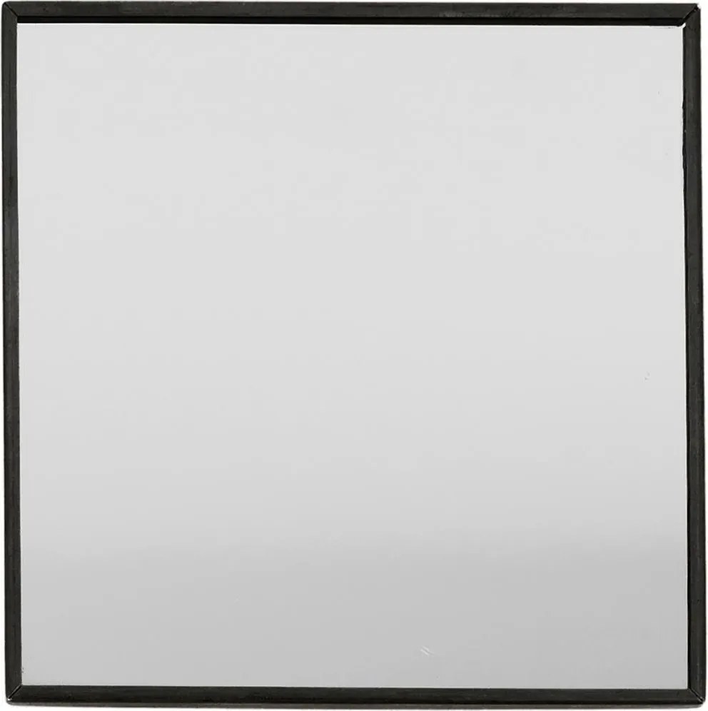 Négyzet alakú tükörállvány Fekete