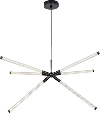 RÁBALUX 72168 NIVARO Modern Led Függesztett Lámpa Fekete IP20