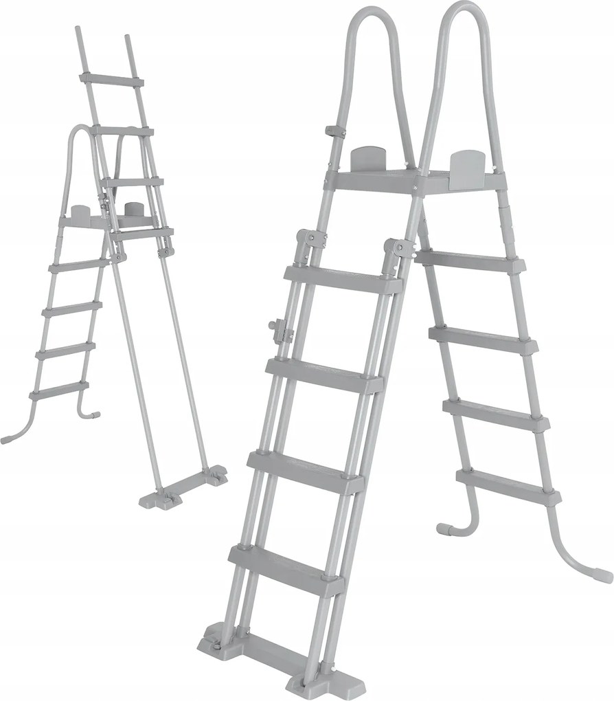 Biztonságos kétoldalas medence létra 132 cm Bestway 58332 medencéhez