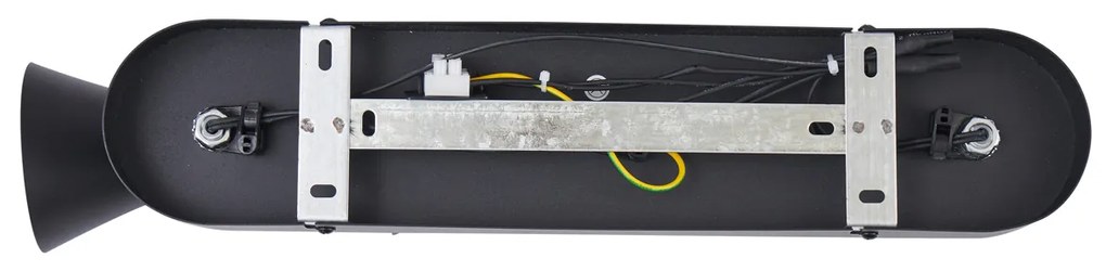 Modern mennyezeti spotlámpa fekete 3-lámpás állítható - Triangle