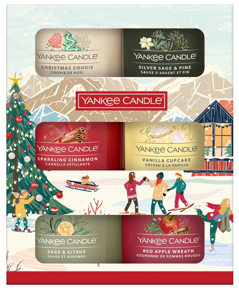 Yankee Candle Ajándék szett 6 üveg votív gyertya 2025