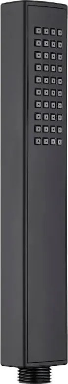 Zuhanyfej Zuhanyfej Fekete Négyzet Alakú 1 Sugarú