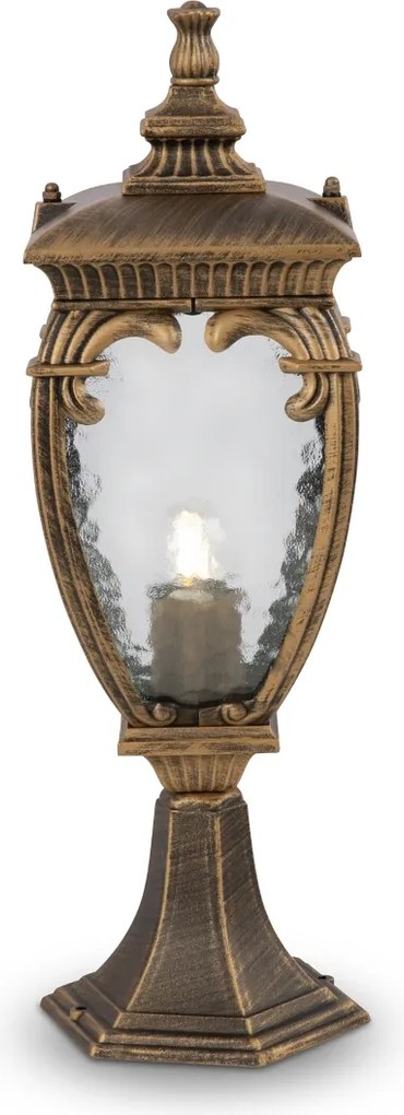 Maytoni klasszikus kültéri állólámpa fleur antik bronz fekete arany myo414fl-01gb IP44