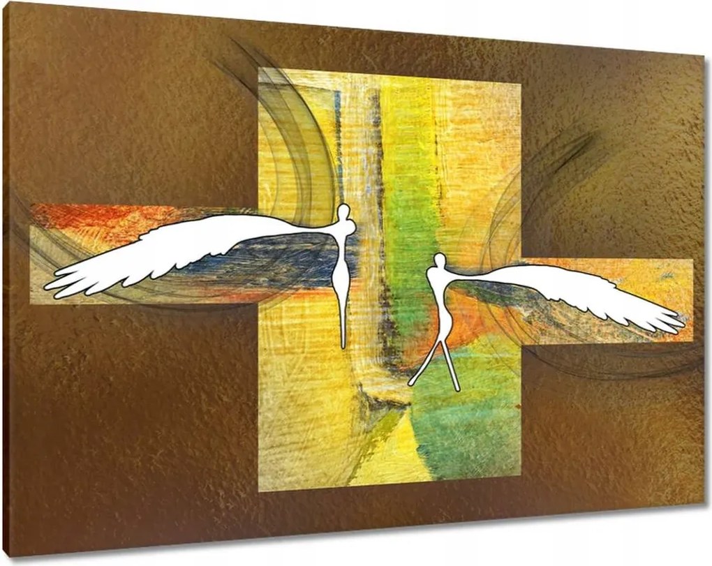 Vászonkép 100x70 A boldogság angyalai