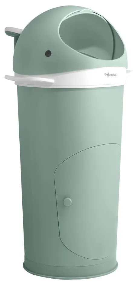 Mentazöld műanyag szemetes pelenkákhoz 25 l Whale – Kindsgut