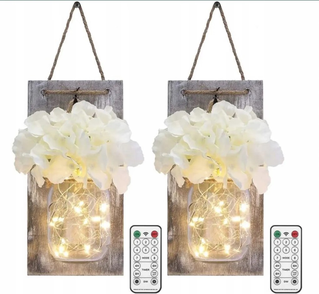 Glikogen Mason – loft fali lámpa szett (2 db)