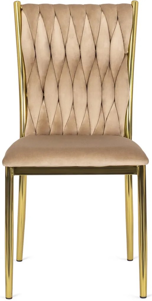 Bézs Bársony Étkezőszék. DAN