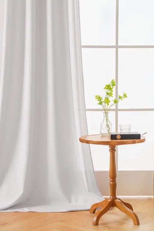 Fehér OXFORD LIGHT függöny 140x270 cm Felfüggesztés: Hullámos sínszalag