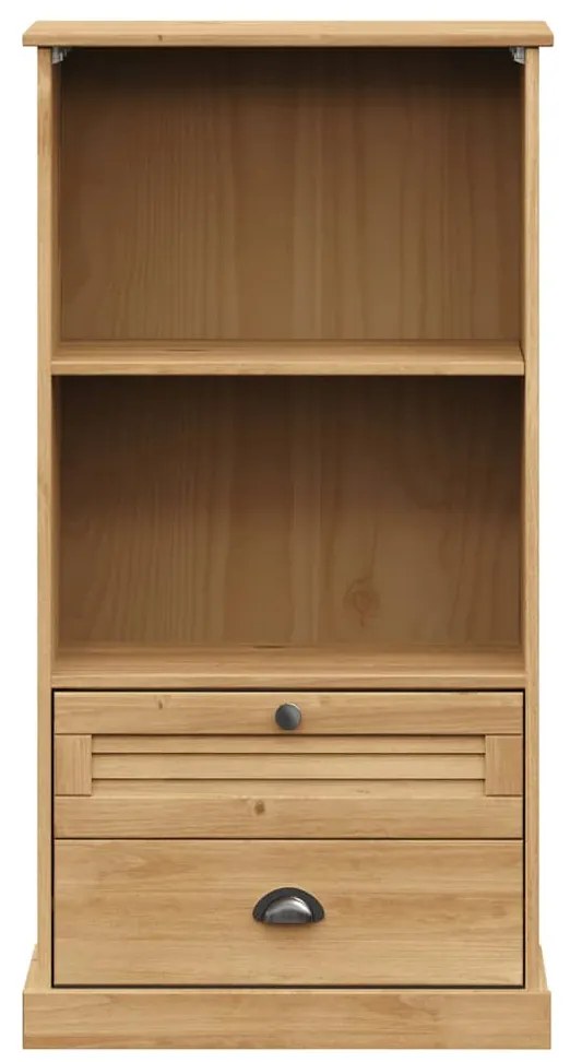 VIGO tömör fenyőfa könyvespolc 60x35x114,5 cm