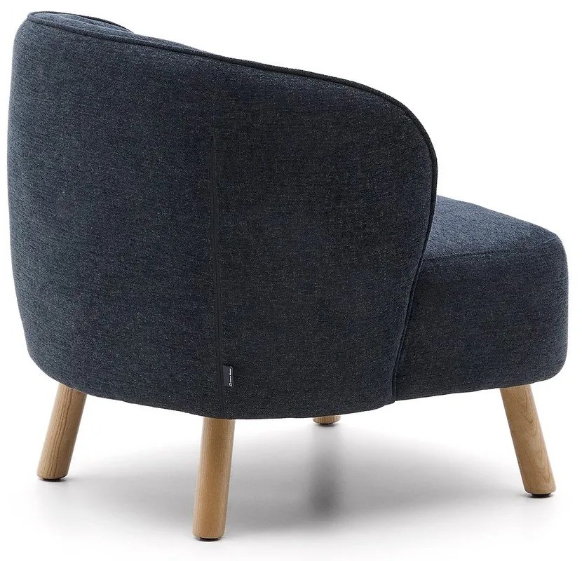 Szürkéskék zsenília fotel Ulit – Kave Home