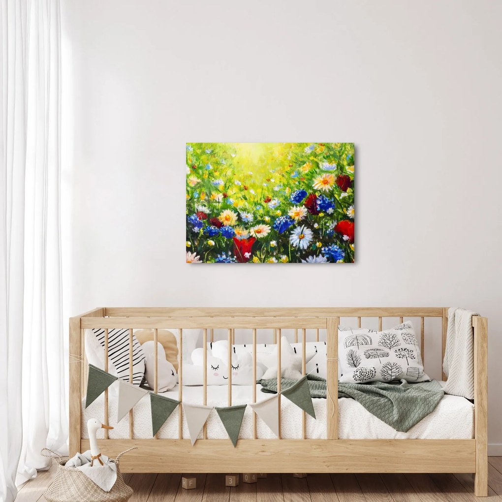 Vadvirágok képe (70x50 cm)