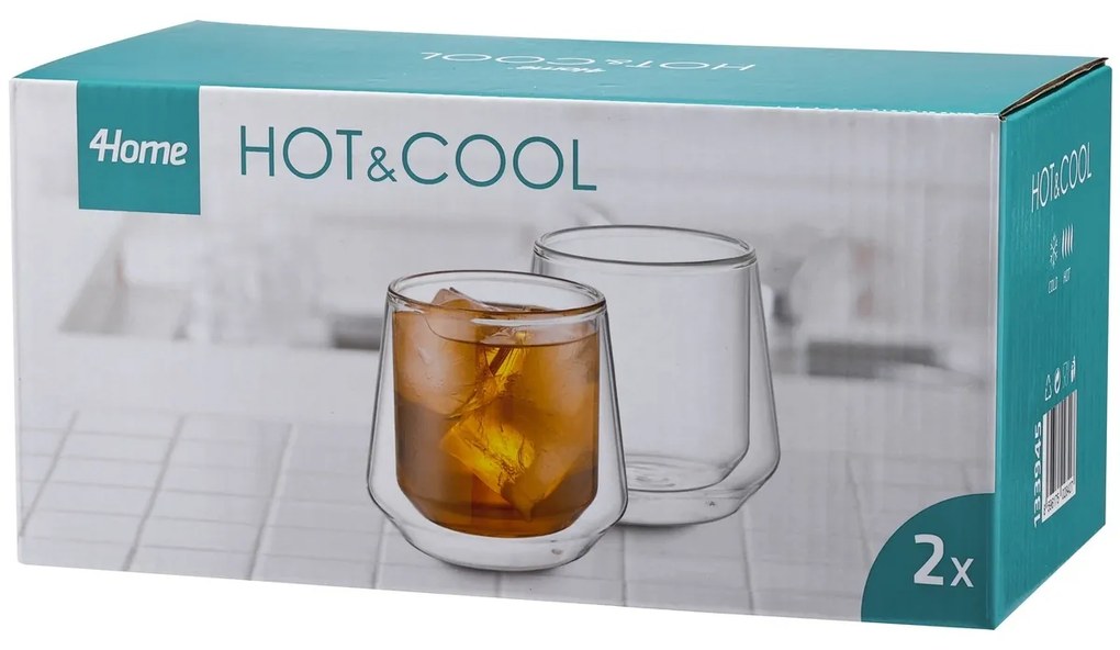 4Home Hot&Cool thermo whiskys poharak 340 ml, 2 db