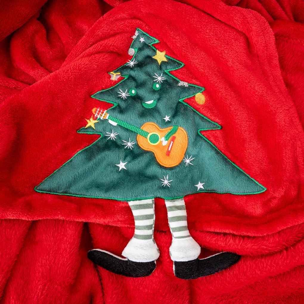 4Home Merry Christmas tree karácsonyi takaró, 150 x 200 cm
