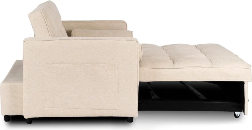 Dönthető, alvófunkciós fotel corra bézs, fotel